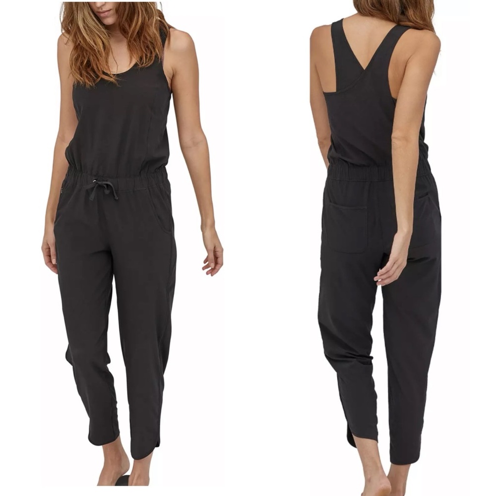 Patagonia Women’s Fleetwith Black Romper - Size Medium